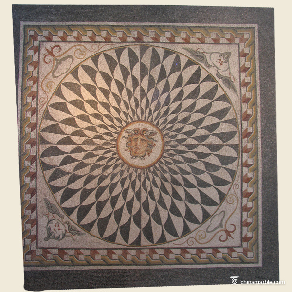 Marble mosaic medallion