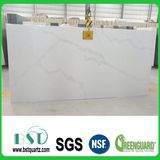 Calacatta Man Made Quartz Stone Slab with Natural Veins