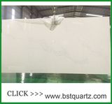 Statuario Nuvo Marble Looking Quartz Stone Slab for Kitchen