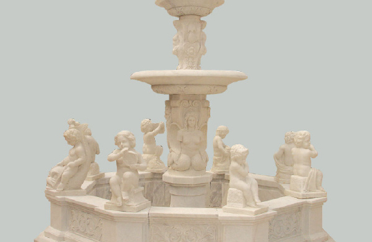 Beautiful garden fountain