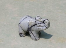 AAAA++26g Carved JASPER quartz Crystal  Gem Stone elephant reiki healing