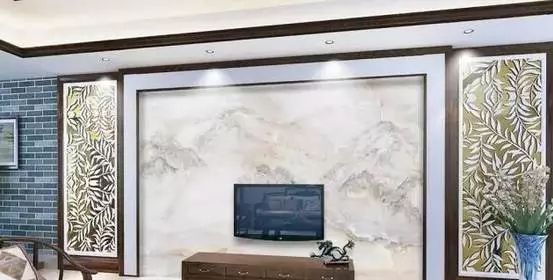 The corporate lobby marble mur
