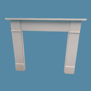 Aegean limestone fireplace mantel FP-034