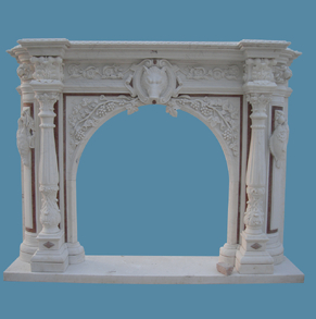 Limestone Fireplace Mantel Sur