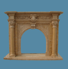 Limestone Fireplace FC-FP63