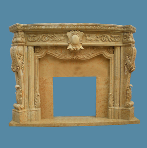 Limestone Fireplace FC-FP54