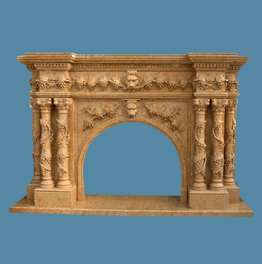 Limestone Fireplace Mantel FC-