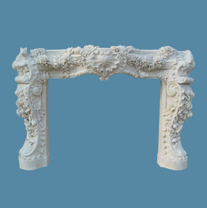 White Marble Mantel FC-FP31