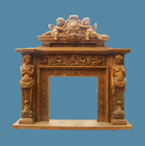 Fireplace with Overmantel SC-F