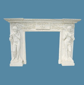 Travertine Fireplace SC-FP36