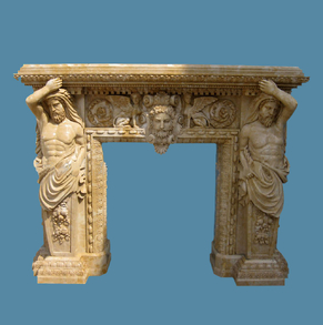 Cream Limestone Mantel SC-FP25