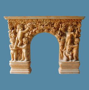 The Cherubs marble fireplace S