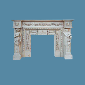Greek style statues marble fir