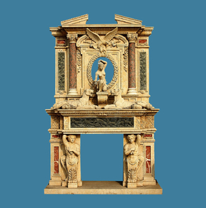 Statues Double Fireplace DB-FP