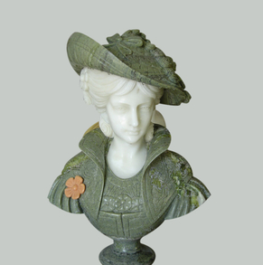 marble bust statue/woman bust 