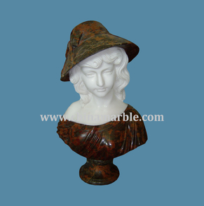 Brown and White Bust MBT-10