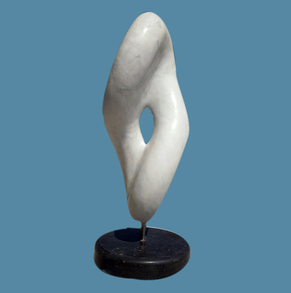 White Marble Abstract SAS-08