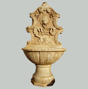 Antique marble wall fountain W-FTN03