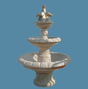 Travertine stone fountain S-FT