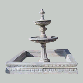 Square Pool marble fountain P-