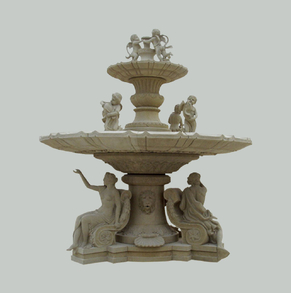 The Statues sandstone fountain