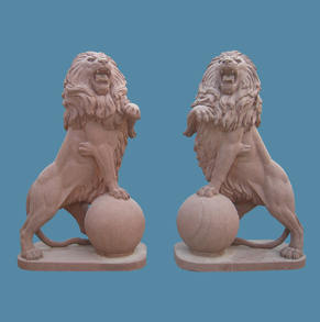 Sandstone Lion M-Lion-13