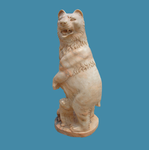 stone bear sculpture/garden de