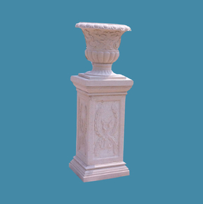 Beige-stone-planter- FLP-29