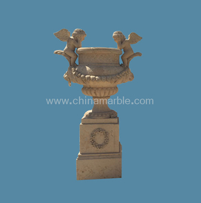 Angles Carved Urn FLP-16