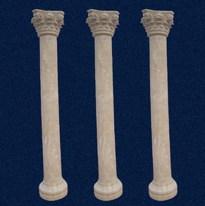 The Corinthian Travertine colu