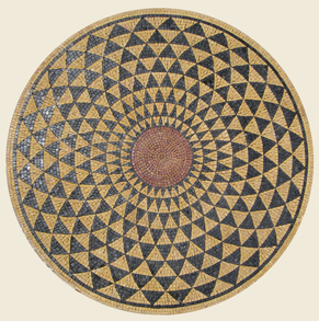 Round Marble Medallion Tile Lo