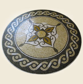 Round Floor Mosaic Medallion/C