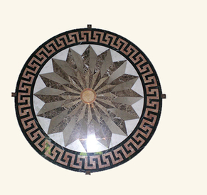Marble Water Jet Medallion/Wat