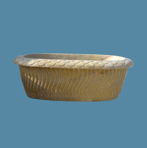 Yellow marble Bath tub Bathtub