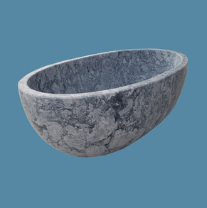 Grey marble bath tub 27