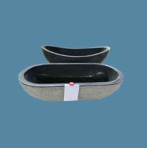 Black limestone Bath tub 15
