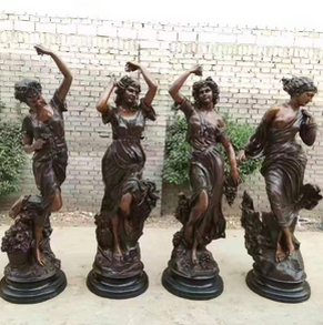 Bronze four season statues BS 