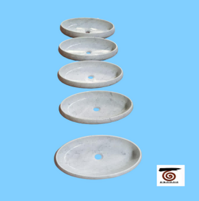 Carrara marble sink MSK-25