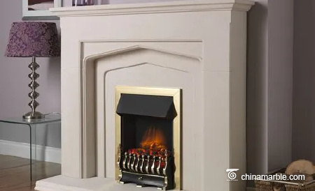 Why is the marble decoration yellow and dim?