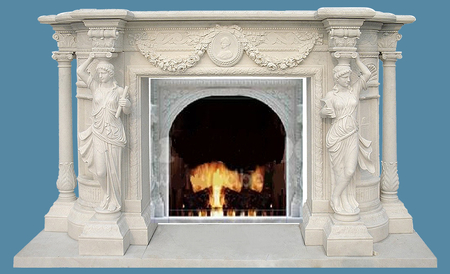 Luxury Marble Mantel SC-FP15