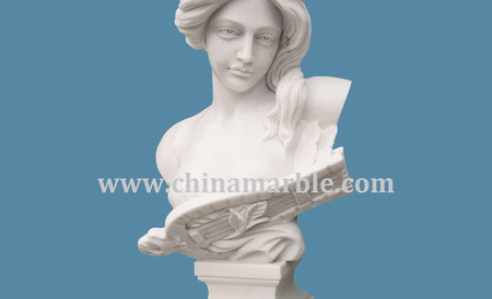 White Marble Bust MBT-08