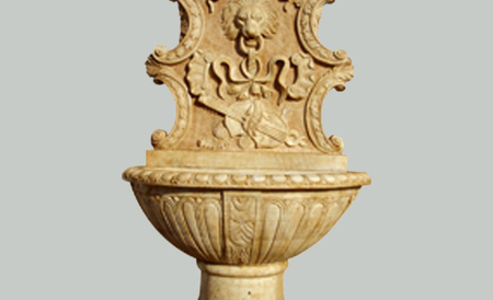 Antique marble wall fountain W-FTN03