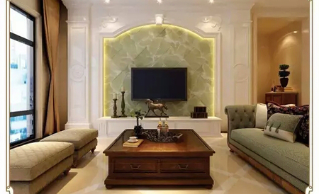 Setting wall of stone 01