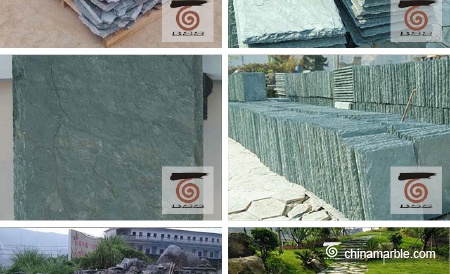 Slate Flooring tiles delivered to Livorno , Italy