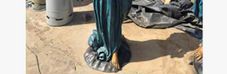 Bronze lighting statue BS-08