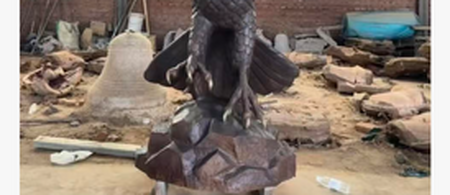 Bronze Eagle sculpture BS-15