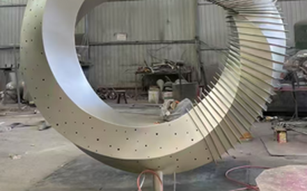 Stainless steel sculpture BS-18