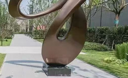 Stainless steel abstract sculpture BS-22