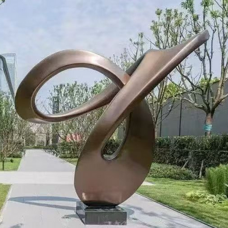 Stainless steel abstract sculpture BS-22