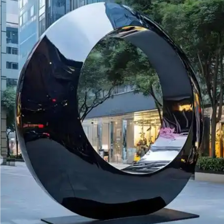 Stainless steel abstract sculpture BS-26